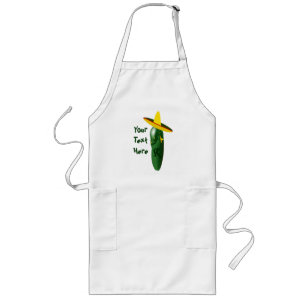 Hett Pepper Man Dance Apron Långt Förkläde