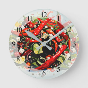 Hett Peppers Salad Rund Klocka