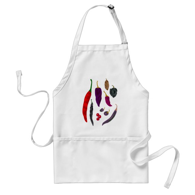 Hett Peppers Spice Apron Förkläde (Framsidan)