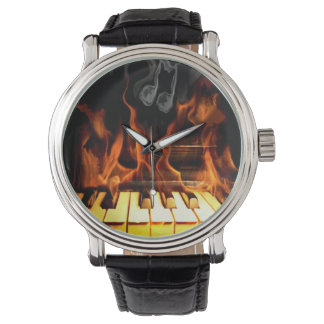 Hett Piano med Music Note Watch Armbandsur
