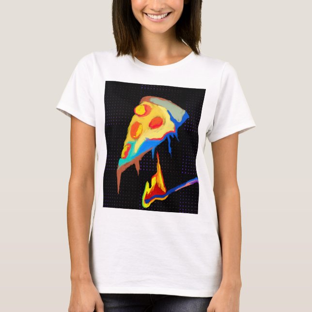HETT PIZZA T SHIRT (Framsida)