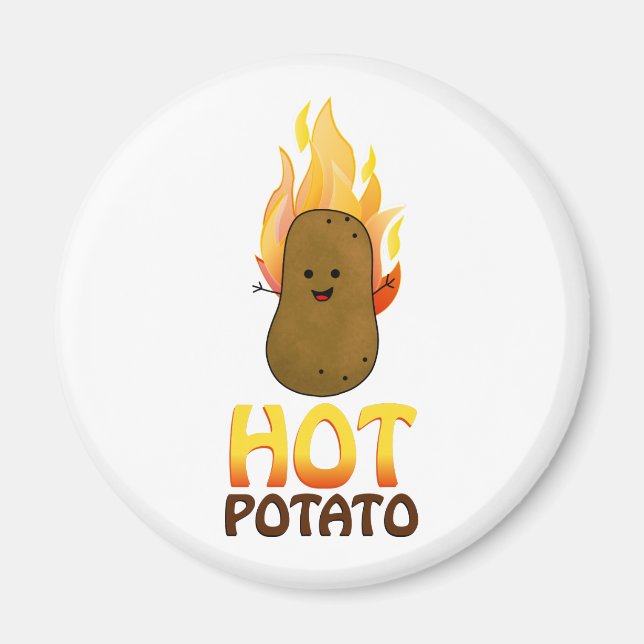 Hett Potato Magnet (Framsidan)