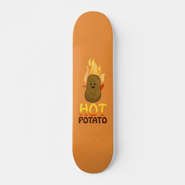 Hett Potato Mini Skateboard Bräda 18,5 Cm (Framsida)