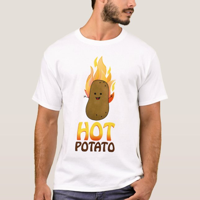 Hett Potato T Shirt (Framsida)