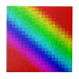 Hett Rainbow Mosaic Shimmer Kakelplatta