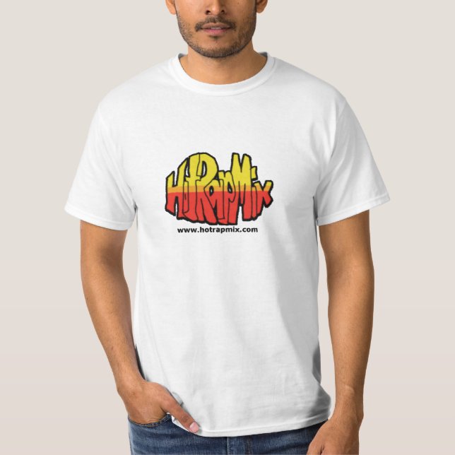 Hett Rap Mix Graffiti hotrapmix.com Tee (Framsida)