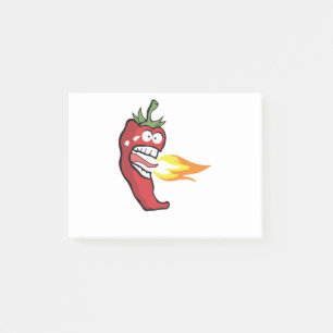 Hett Red Chili Pepper Post-it Block