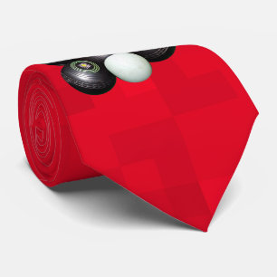 Hett Red Gräsmatta Bowls, Neck Tie Slips