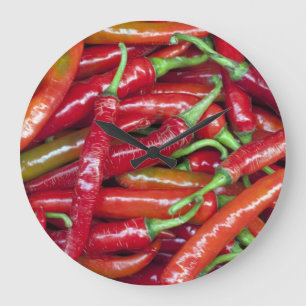 Hett Red Paprika Köklocke Stor Klocka