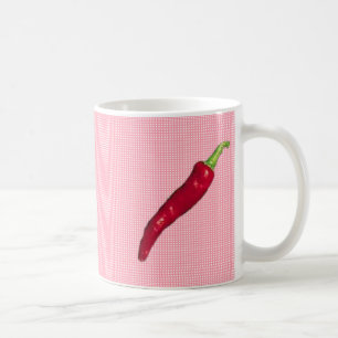 Hett Red Pepper Design Mugg