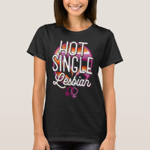 Hett Regnbåge för en Lesbisk (HBT) T Shirt