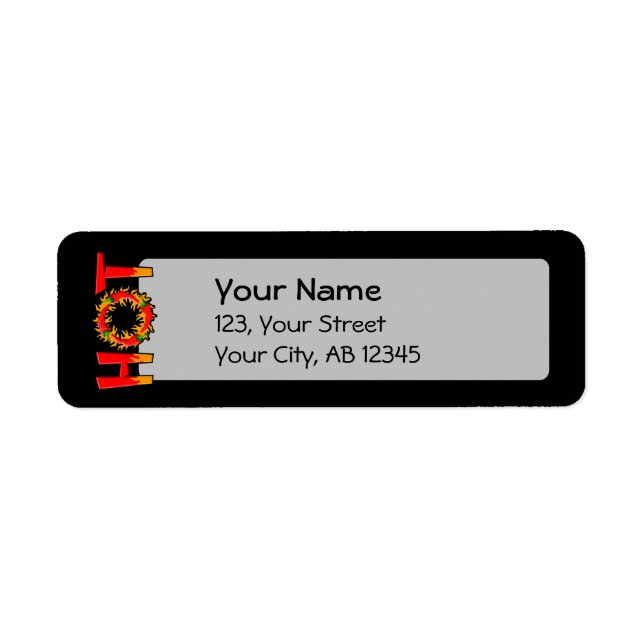 HETT RETURADRESS ETIKETT (Framsidan)