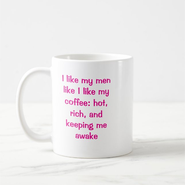 Hett, Rik och vidsträckt akvassling, keramiskt kaf Kaffemugg (Vänster)