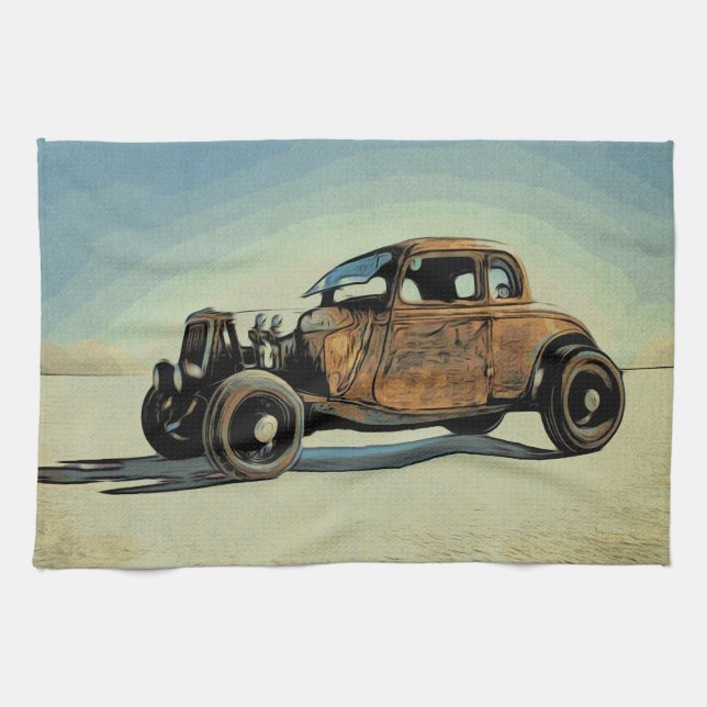 Hett Road Car Kökshandduk (Horisontell)