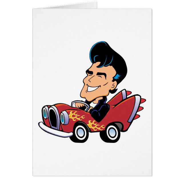 Hett Rodder Hälsningskort (Framsidan)