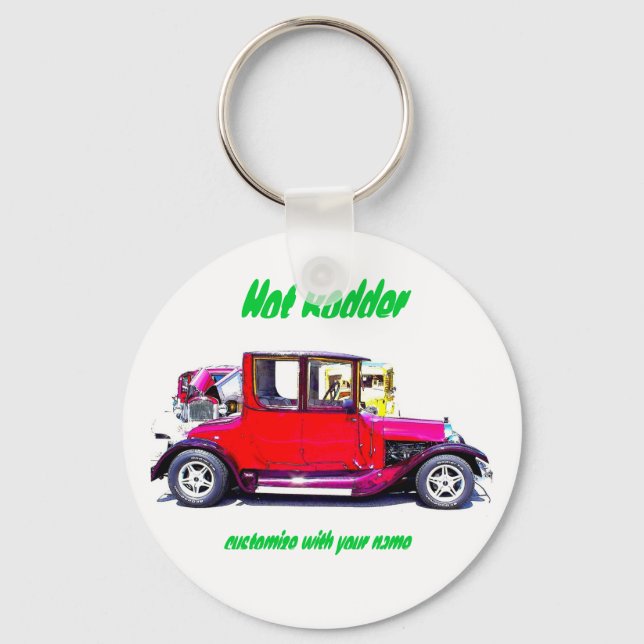 Hett Rodder Keychain Nyckelring (Framsida)