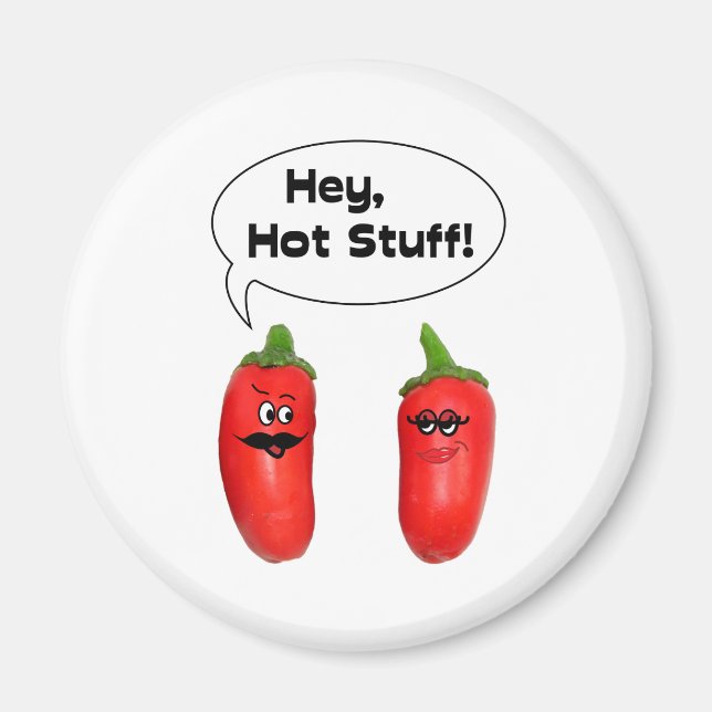 Hett Saker! Chilies Magnet (Framsidan)
