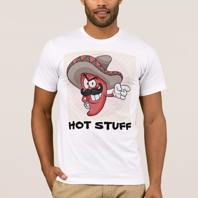 HETT SAKER FUNNY SNYGGING T-SHIRT (Framsida)