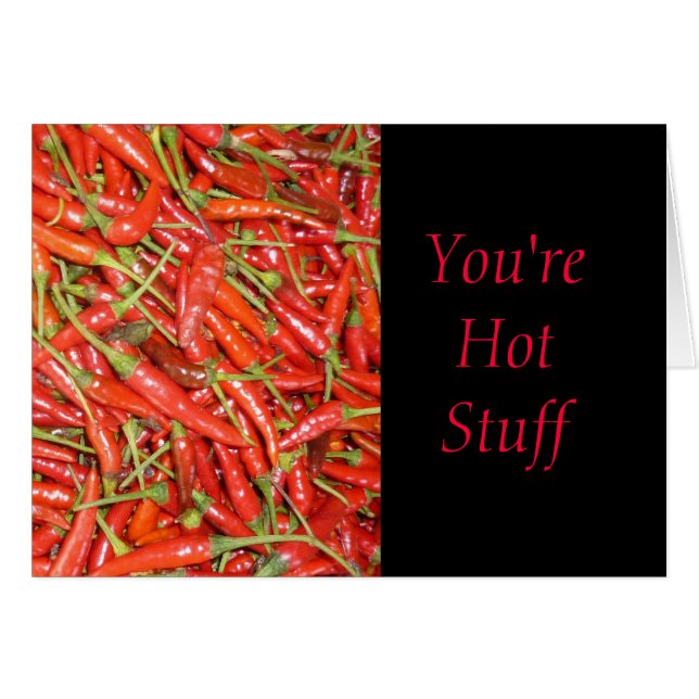 hett saker hälsningskort (Framsidan Horizontal)