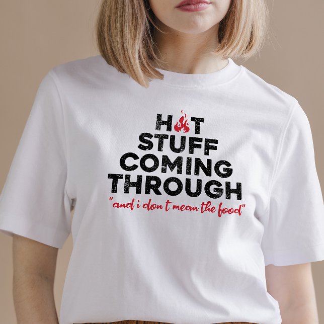 Hett Saker kommer igenom, Red Fire BBQ Grill, Cook T Shirt (Skapare uppladdad)