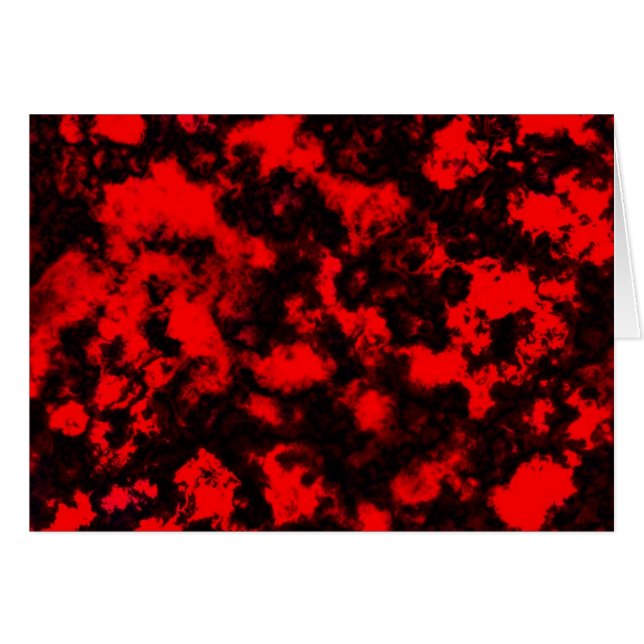 Hett Saker Lava Hälsningskort (Framsidan Horizontal)