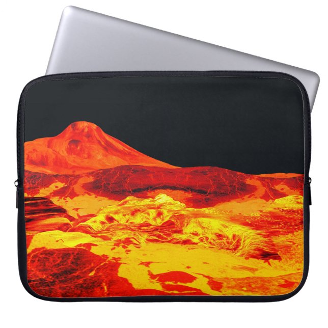 Hett Saker Lava vid laptop sleeve (Framsidan)