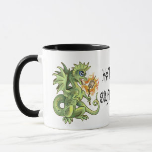 Hett Saker! lil marshmellow-rostningsdraken Mugg