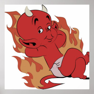 Hett Saker, lilla Djävulen Poster