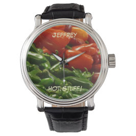 Hett Saker Wrist, paprika, Chilies Armbandsur