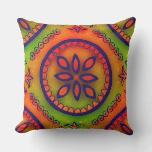 Hett Salsa Talavera Tile Kudde