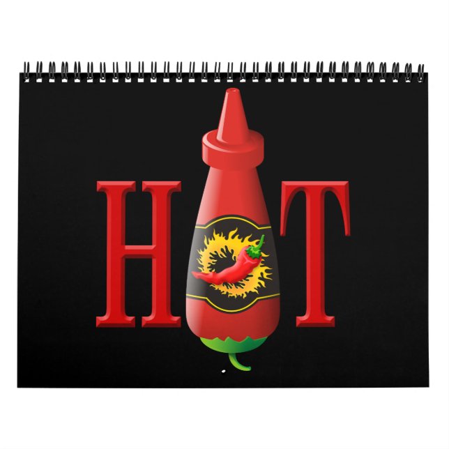 Hett Sauce Flaska Kalender (Omslag)