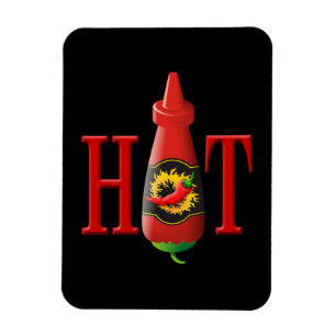 Hett Sauce flaska Magnet