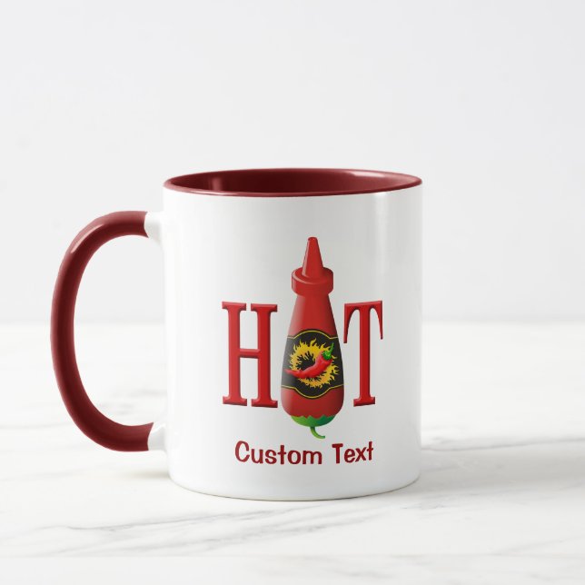 Hett Sauce Flaska Mugg (Vänster)