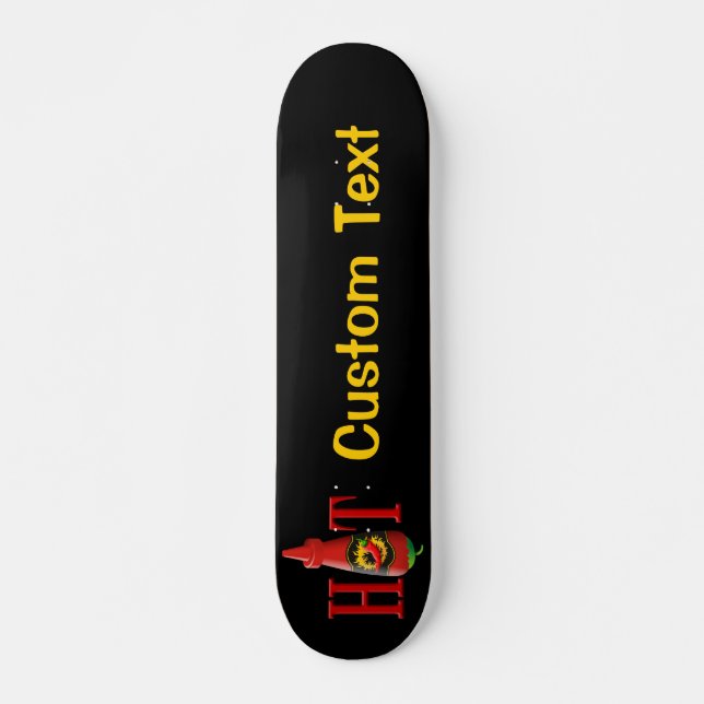 Hett Sauce Flaska Skateboard (Framsida)