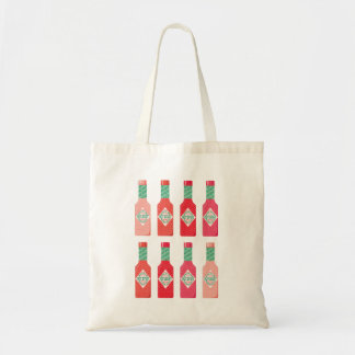 Hett Sauce Flaskor Hett Saker Spicy Gift Tygkasse