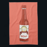 HETT SAUCE katt med maracas och sombrero röd Kökshandduk<br><div class="desc">Torka av ditt kök med den här roligten hett såsdun. Gör en underbar hemmabio eller jubileumsgåva! Du kan anpassa den och även lägga till text. Kolla min affär efter mycket mer färg och mönster plus matchande köket saker!</div>
