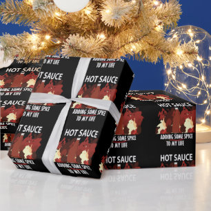 Hett Sauce Ketchup Fire Red Chili Pepper Presentpapper