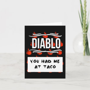 HETT SAUCES Group Halloween DIABLO SAUCE Du hade m Kort