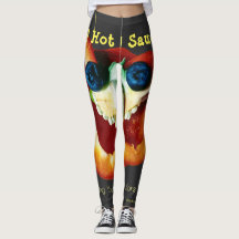 Hett & Saucy Leggings: Pepper Ansikte av Hattwood
