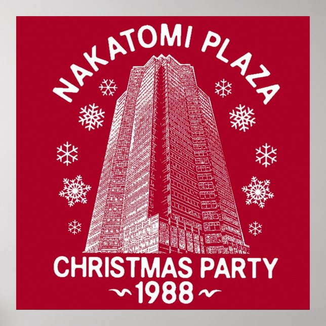 HETT SELLER Die Hard jul Nakatomi Plaz Poster (Framsidan)