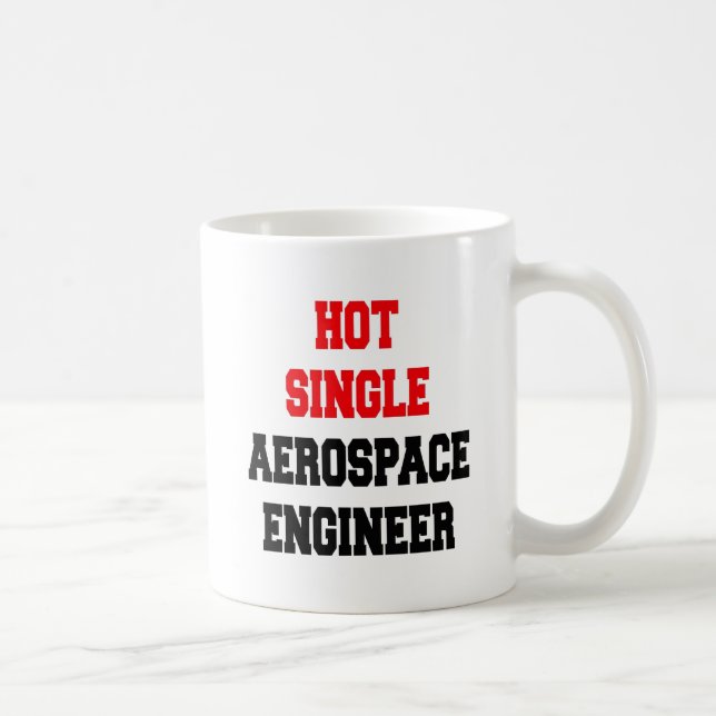 Hett Single Aerospace Ingenjör Kaffemugg (Höger)