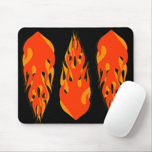 Hett Slickar flamma Musmatta