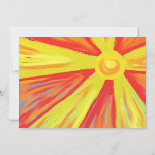 Hett Sol Rays Inbjudningar