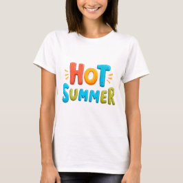Hett Sommar - Hett Sommarsäsongen Frimärke T Shirt