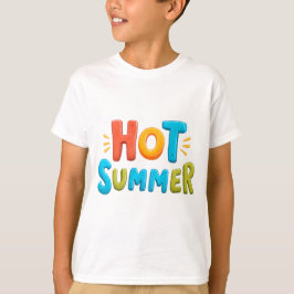 Hett Sommar - Hett Sommarsäsongen Frimärke T Shirt