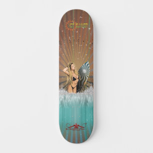 Hett, sommartid mini skateboard bräda 18,5 cm