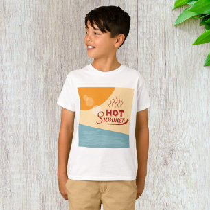 Hett, sommartid t shirt