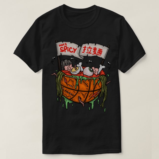 Hett & Spicy Ramen T Shirt (Design framsida)