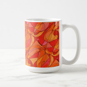 "Hett Spot Tiled" Abstract Design Mugg