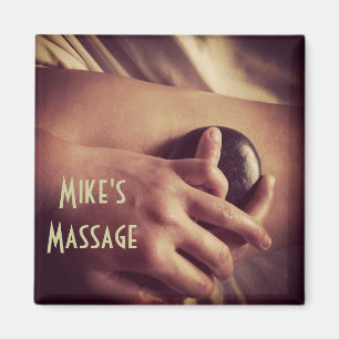 Hett Stone Massage Photo Magnet